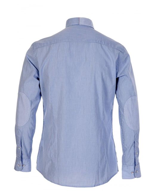 Hackett Micro Design Sky Blue Shirt for men