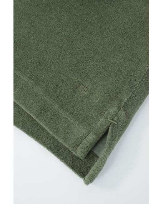 Tom Ford Green Toweling Polo Shirt for men