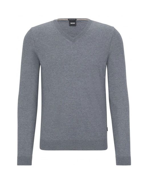 Boss Gray Melba P Sweater for men