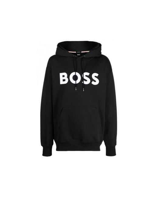 Boss Black Sullivan 16 Logo Hooded Top for men