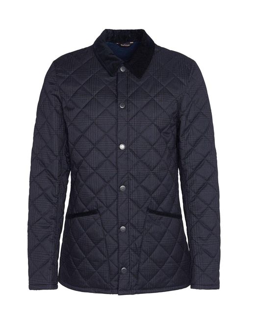 Barbour Blue Checked Liddesdale Jacket for men