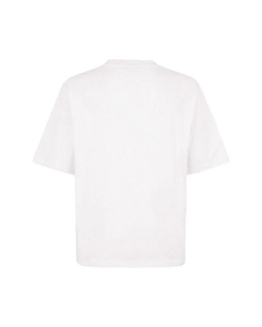 DSquared² White Loose Fit Pocket Tee for men