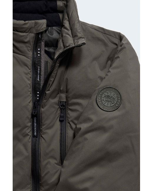 Canada Goose Gray Lodge Jacket Tonal Disc for men