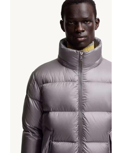 Moncler Gray Couyere Short Down Jacket for men