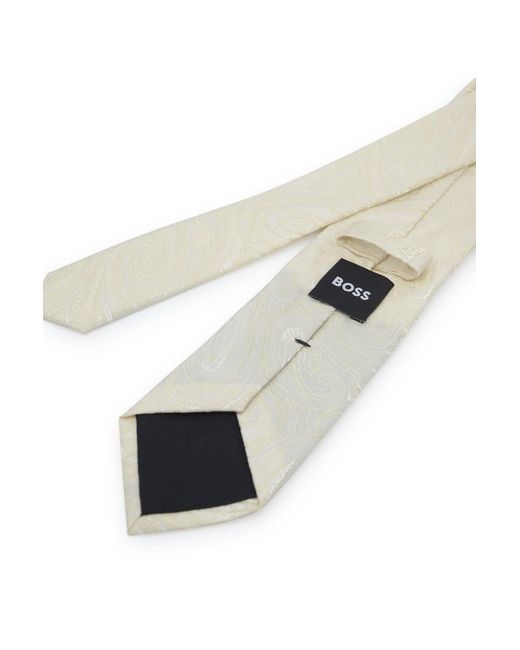 Boss White H-tie Cm 7.5 for men