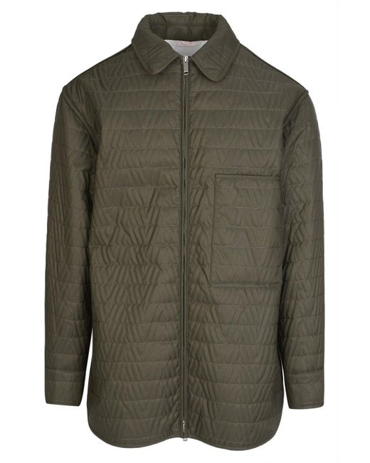 Valentino Green Down Over Jacket for men
