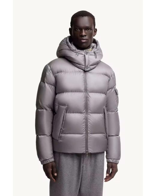 Moncler Gray Couyere Short Down Jacket for men