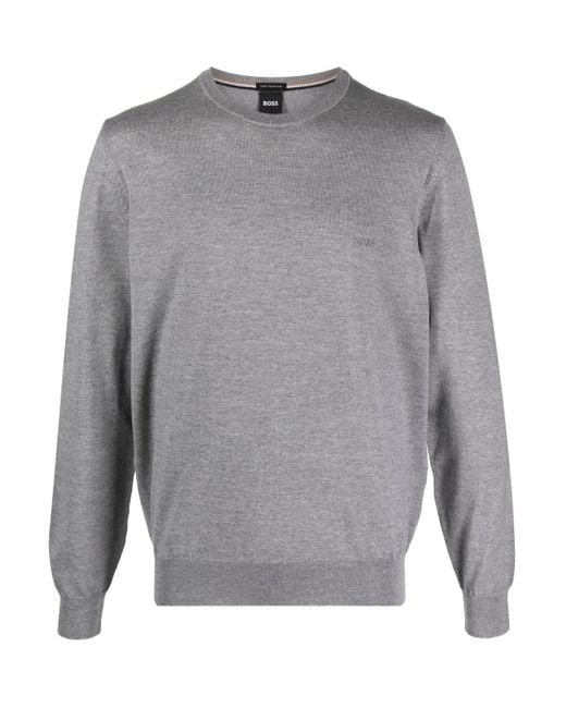 Boss Gray Botto L Sweater for men