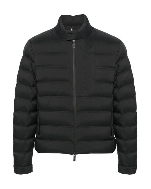 Moncler Blue Autaret Biker Jacket for men