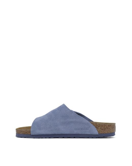 Birkenstock Blue Zurich Suede Sandals for men