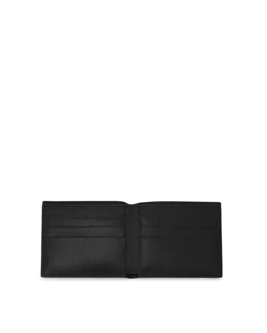 Dolce & Gabbana Embossed Plaque Wallet in Black for Men | Lyst UK