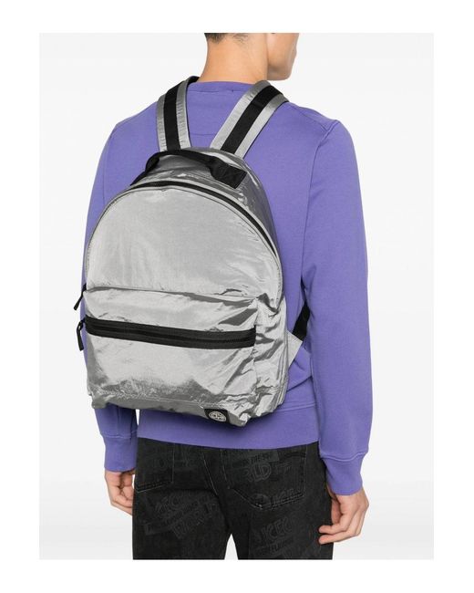 Stone Island Gray S0251 Nylon Backback for men
