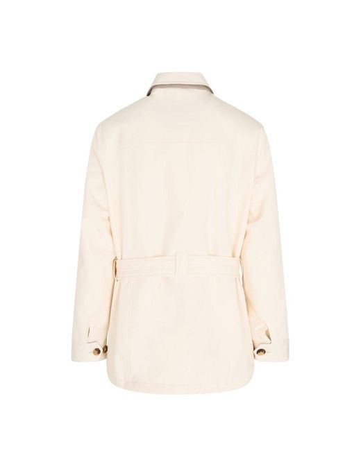 Brunello Cucinelli Natural Field Jacket for men