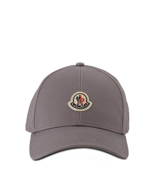 Moncler Brown Archive Logo Cap for men