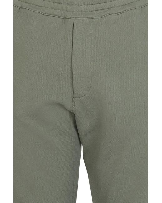 McQueen Green Loopback Joggers Khaki for men