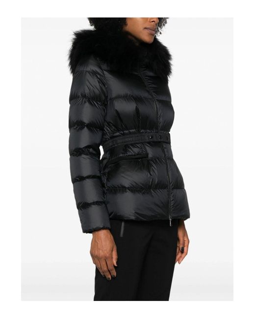 Moncler Black Boed Padded Hooded Jacket