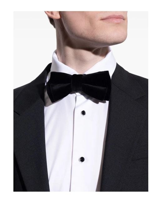 Paul Smith Black Velvet Bowtie for men