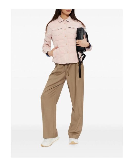 Moncler Pink Nangy Shirt Jacket