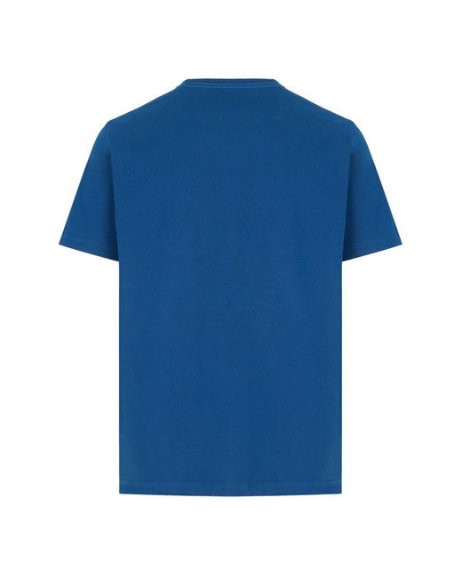 Canada Goose Blue Vantage T Shirt Embroidery Logo for men