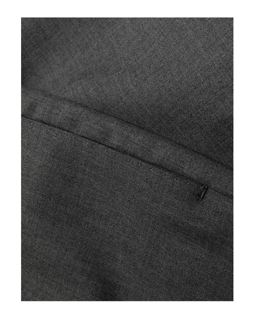 Thom Browne Gray 4 Bar Plain Weave Trousers for men