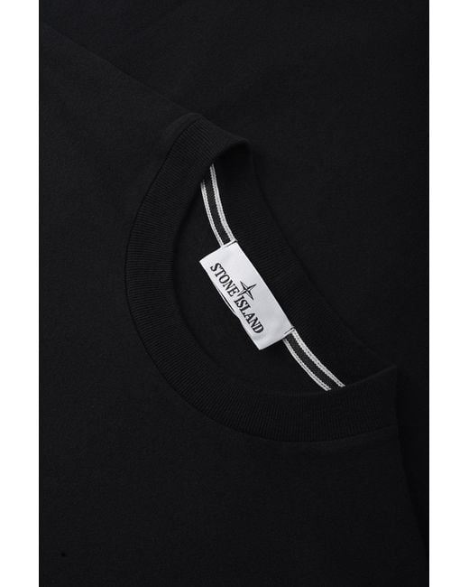 Stone Island Black Compass 2100001 T Shirt for men