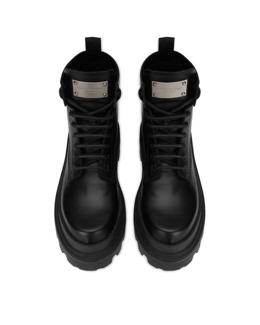 Dolce & Gabbana Black Trek 5 Winter Boots for men