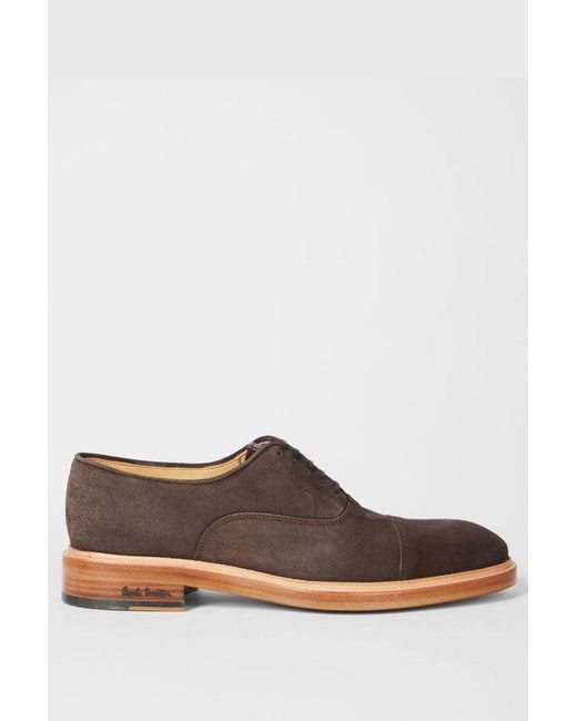Paul Smith Brown Balthazar Suede Shoes for men