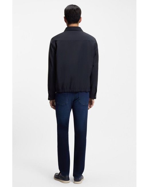 Boss Blue P Carper Coach Jacket for men