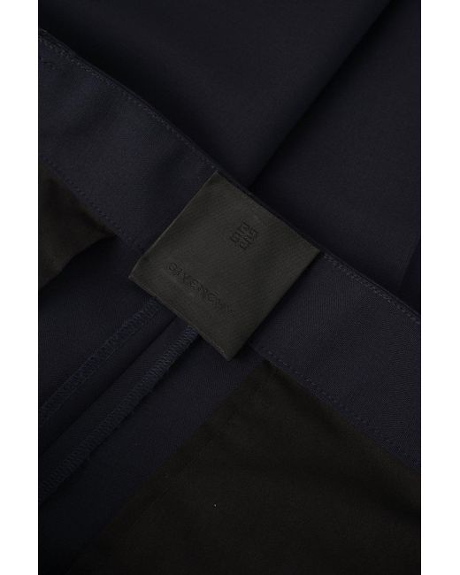 Givenchy Black Mohair Wool Mix Trousers for men