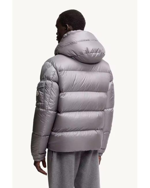 Moncler Gray Couyere Short Down Jacket for men