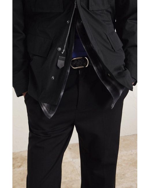 Tom Ford Black Cotton Silk Field Jacket for men