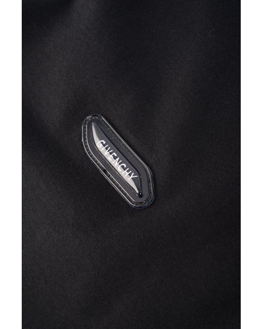 Givenchy Black Plaque Slim Fit T Shirt for men