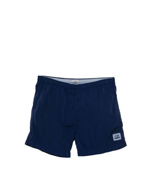 C P Company Blue Eco Chrome R Swimshorts for men