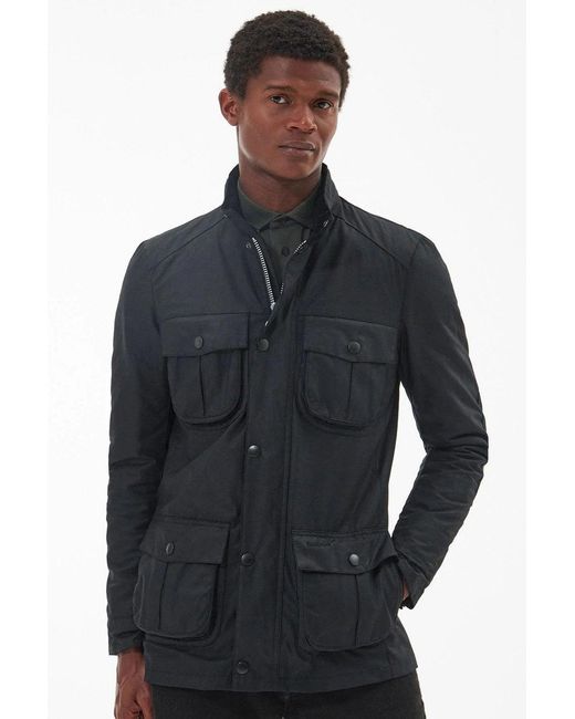 Barbour Black Corbridge Wax Jacket for men