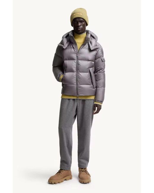 Moncler Gray Couyere Short Down Jacket for men