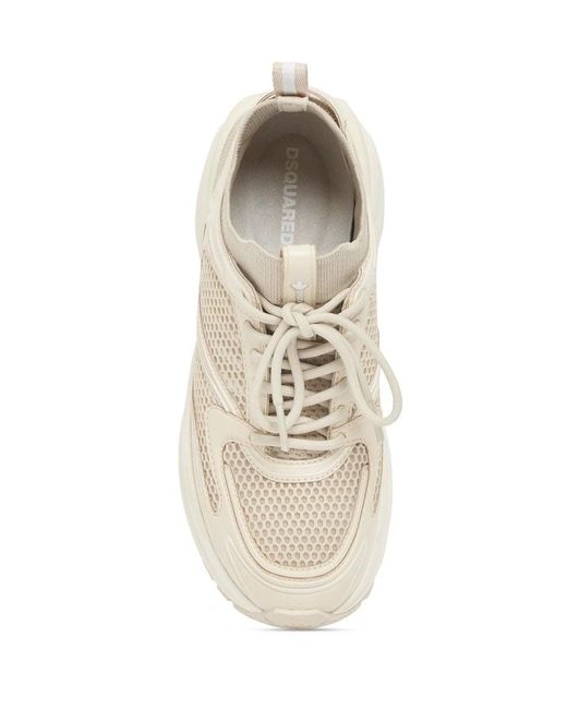 DSquared² White Dash Sneakers for men