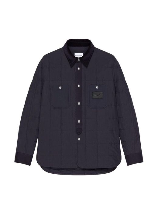 Givenchy Blue Button Through Shirt for men