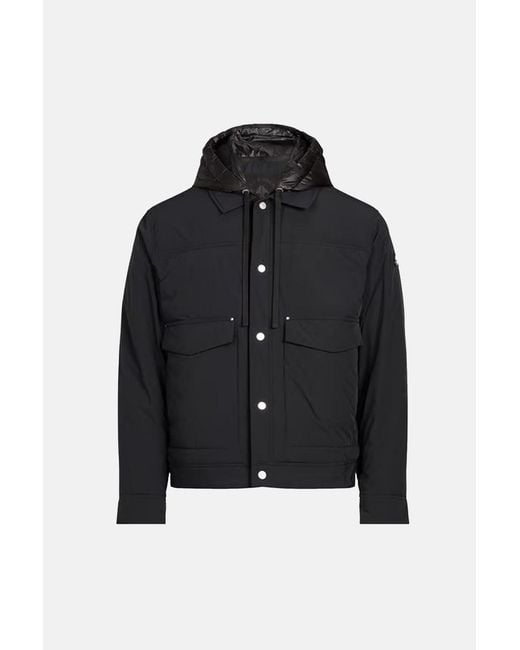 Moose Knuckles Black Brixton Trucker Jacket for men