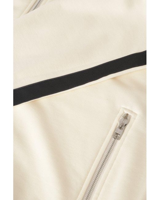McQueen Natural Tape Detail Hooded Top for men