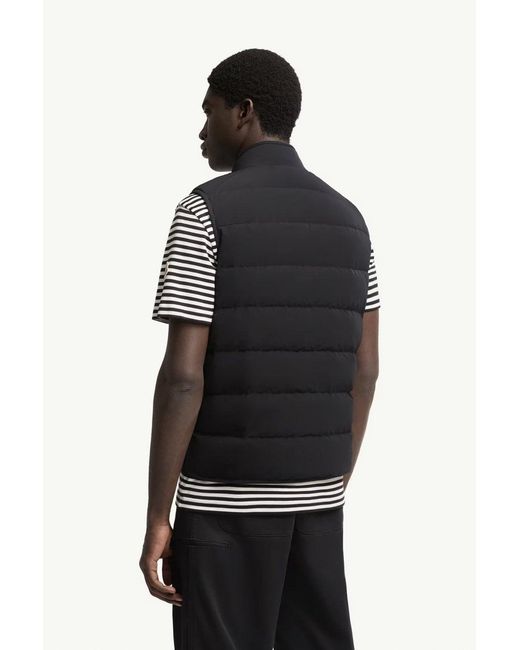 Moncler Black Lenevra Gilet for men