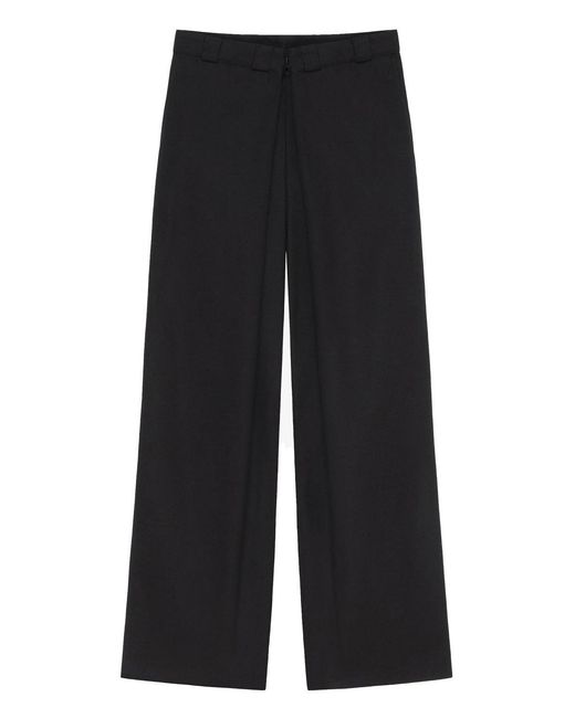 Givenchy Black Cotton Mix Trousers for men
