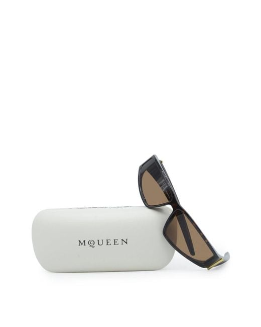 McQueen Multicolor Bio Injection Sunglasses Colour: Havana for men