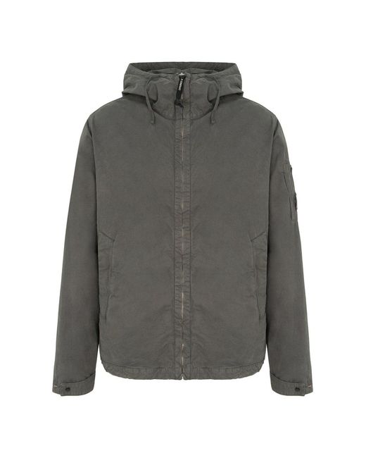 C P Company Gray Micro Reps Jacket for men