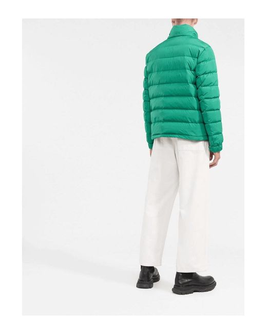 Valentino Green Hooded Down Jacket for men