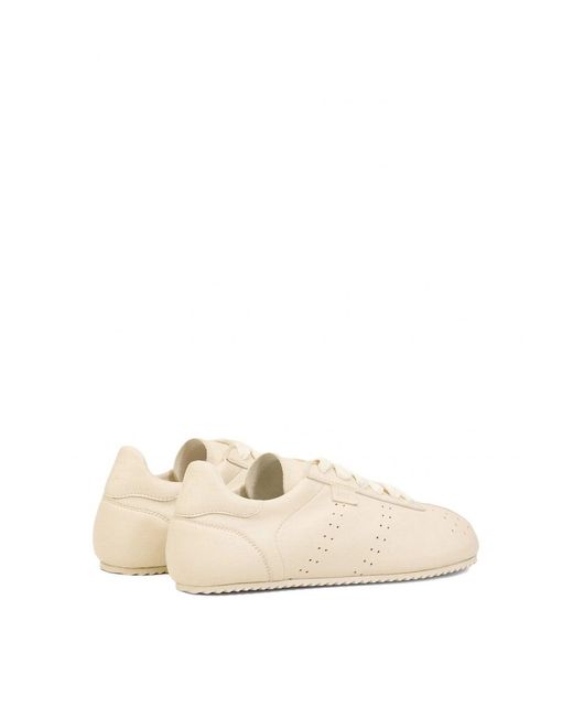 AMI Natural Nappa Low Top Sneakers for men