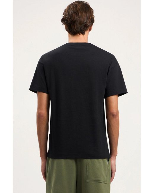 Palm Angels Black Spray Bear Regular Tee for men