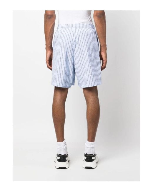 Givenchy White Elasticated Cotton Shorts for men