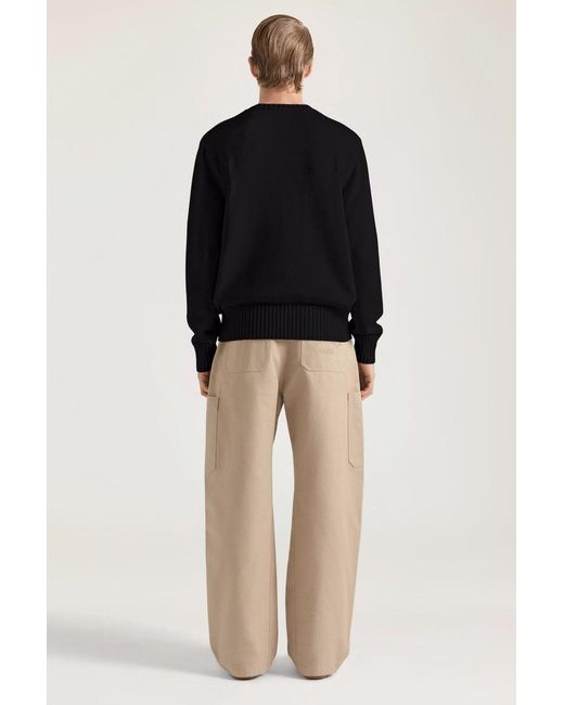 Givenchy Black Branded Sweater for men