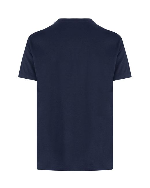 Vivienne Westwood Blue Drawn Orb Classic T Shirt for men
