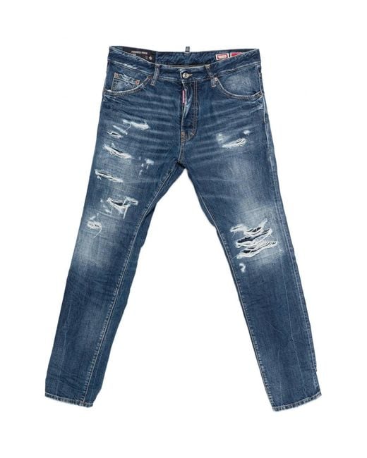 DSquared² Blue Teddy Jeans for men